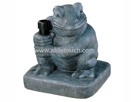 Frog figure decoration umbrella base